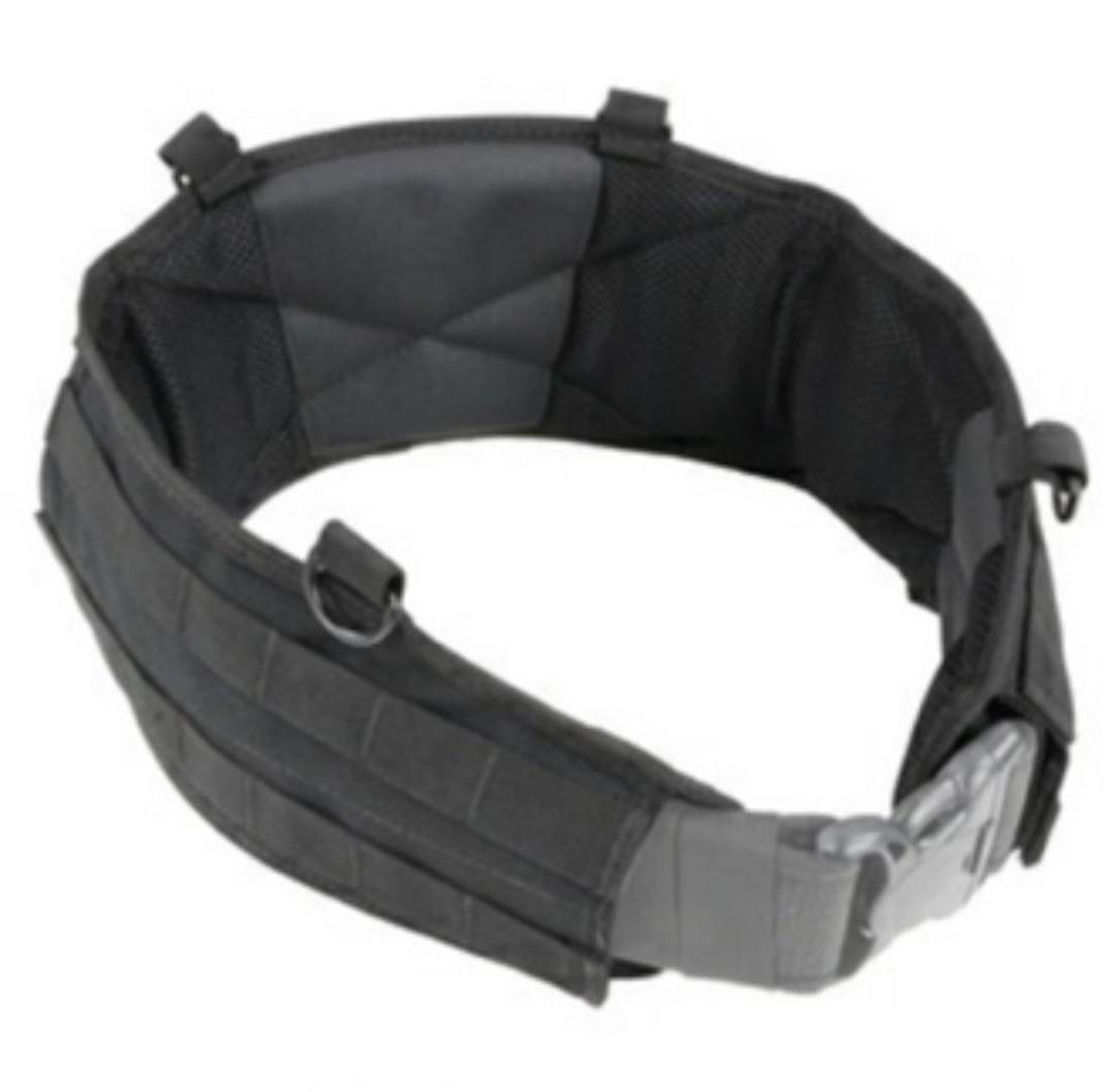 実物　CONDOR ベルトパッド バトルベルト [ ブラック / Lサイズ ]