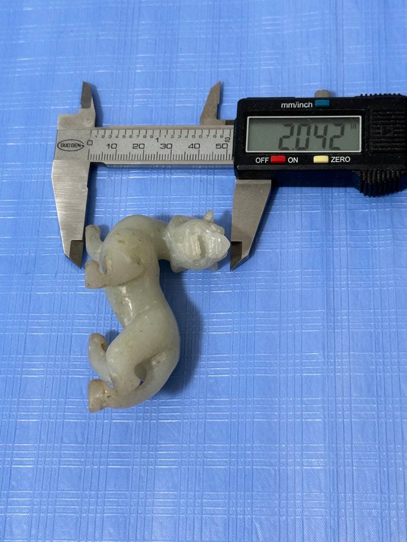 SoMaさん專用 中国玉制古玉神獣 和田玉 白玉