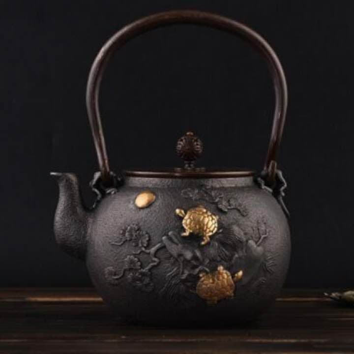 鉄器 急須 伝統工芸 手作り 鉄分補給 鉄瓶　YZS-041