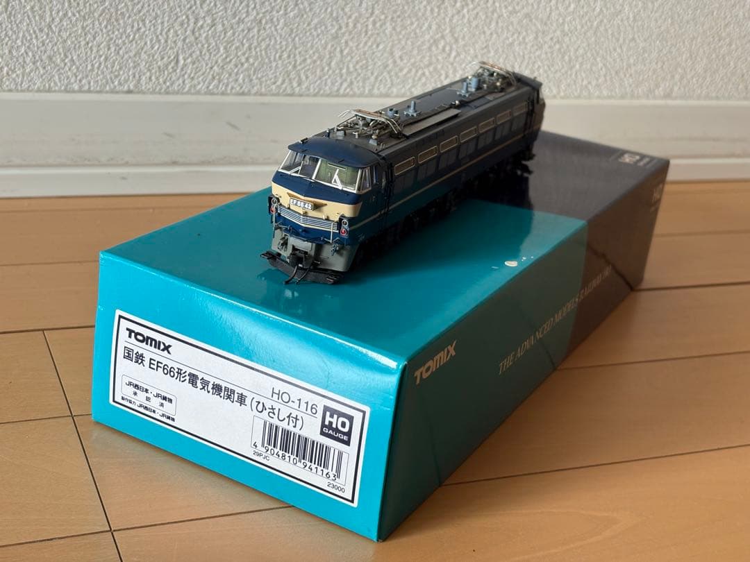 TOMIX HO-116 国鉄 EF66【ひさし付】手すり等真鍮に交換