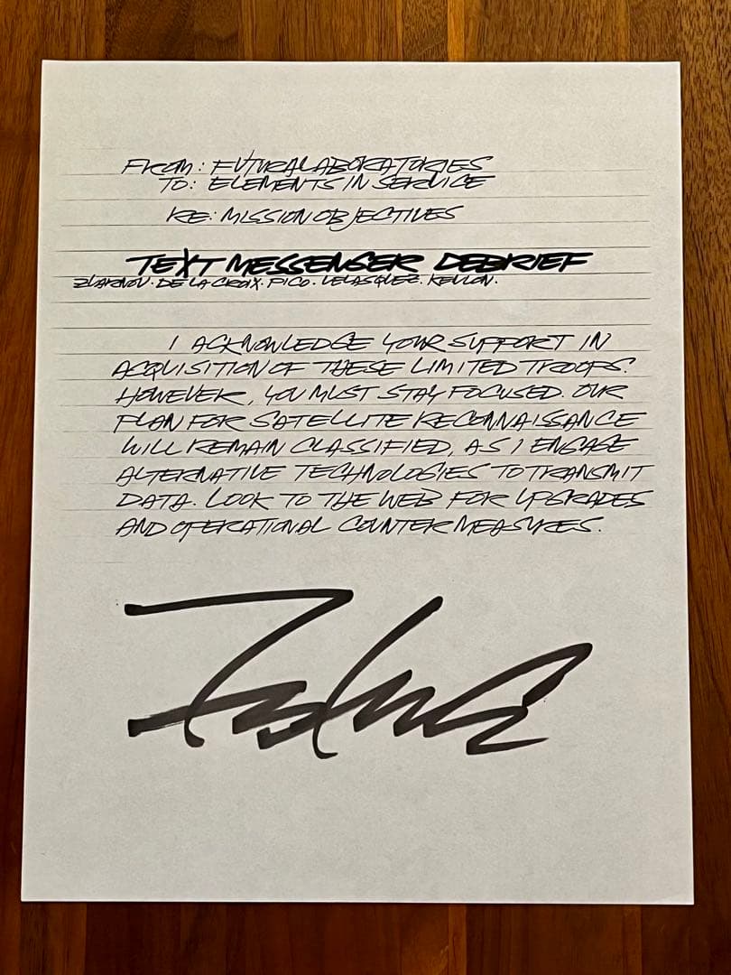 Futura / Hand-drawn Graffiti Art（直筆画）#03