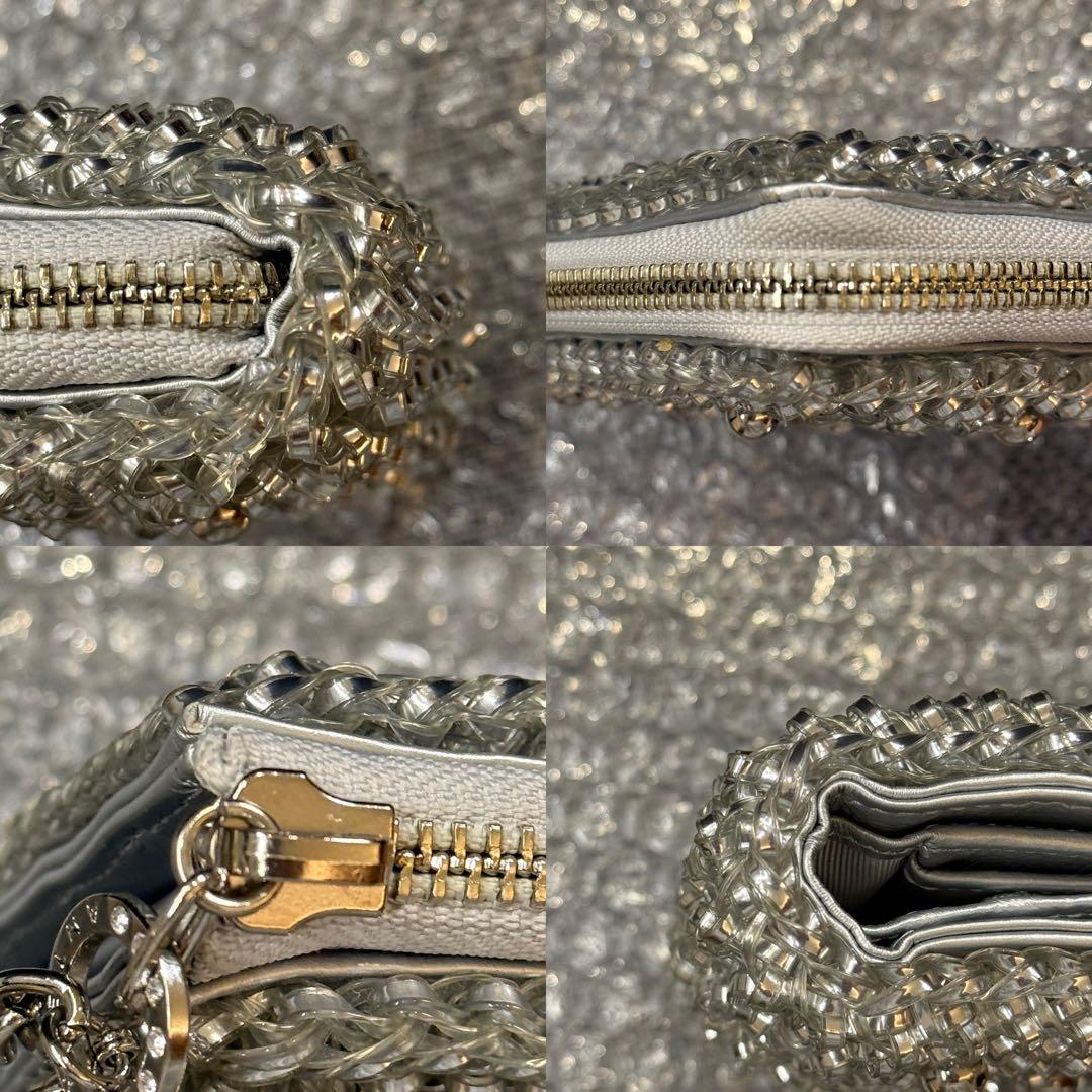 ☆値下げ中☆アンテプリマ ミスクリオパール/Lラウンドウォレット/シルバー