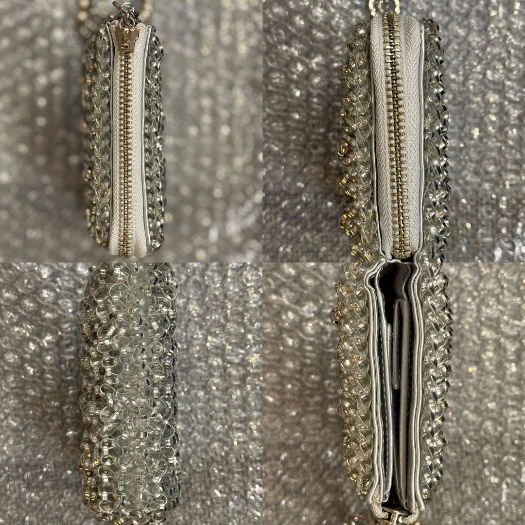 ☆値下げ中☆アンテプリマ ミスクリオパール/Lラウンドウォレット/シルバー