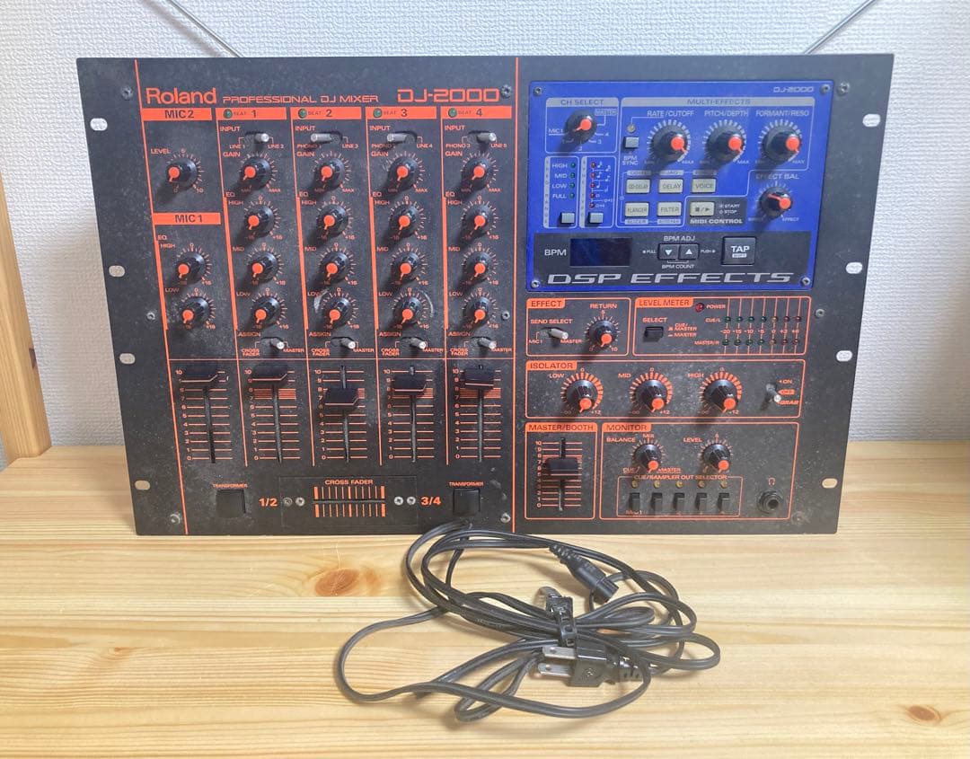☆超超激レア ROLAND DJ2000 ミキサー 名機 ジャンク品 ローランド