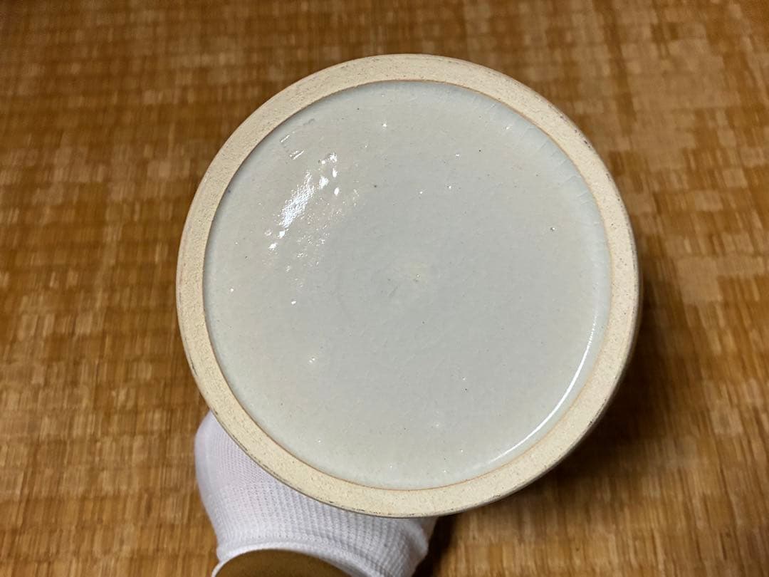 茶道具 紅安南 水指 【黒石窯】印あり 共箱