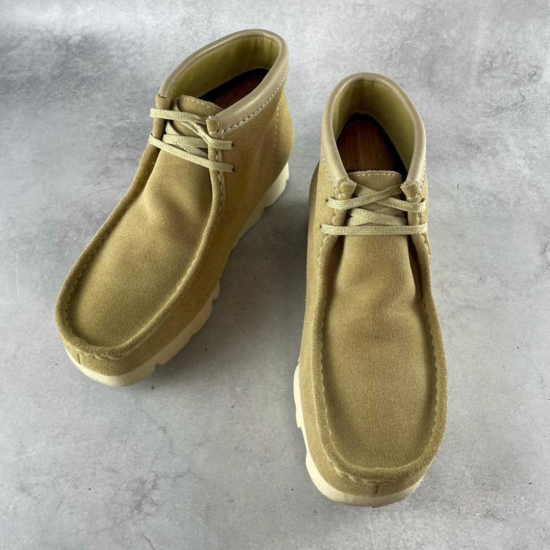 美品　クラークス　GTX ワラビーブーツ　ゴアテックス　メープルスエード　 26