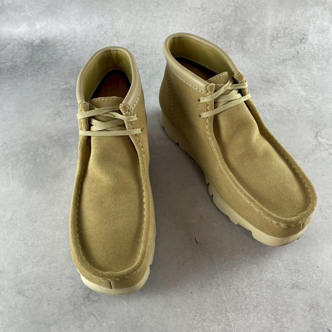 美品　クラークス　GTX ワラビーブーツ　ゴアテックス　メープルスエード　 26