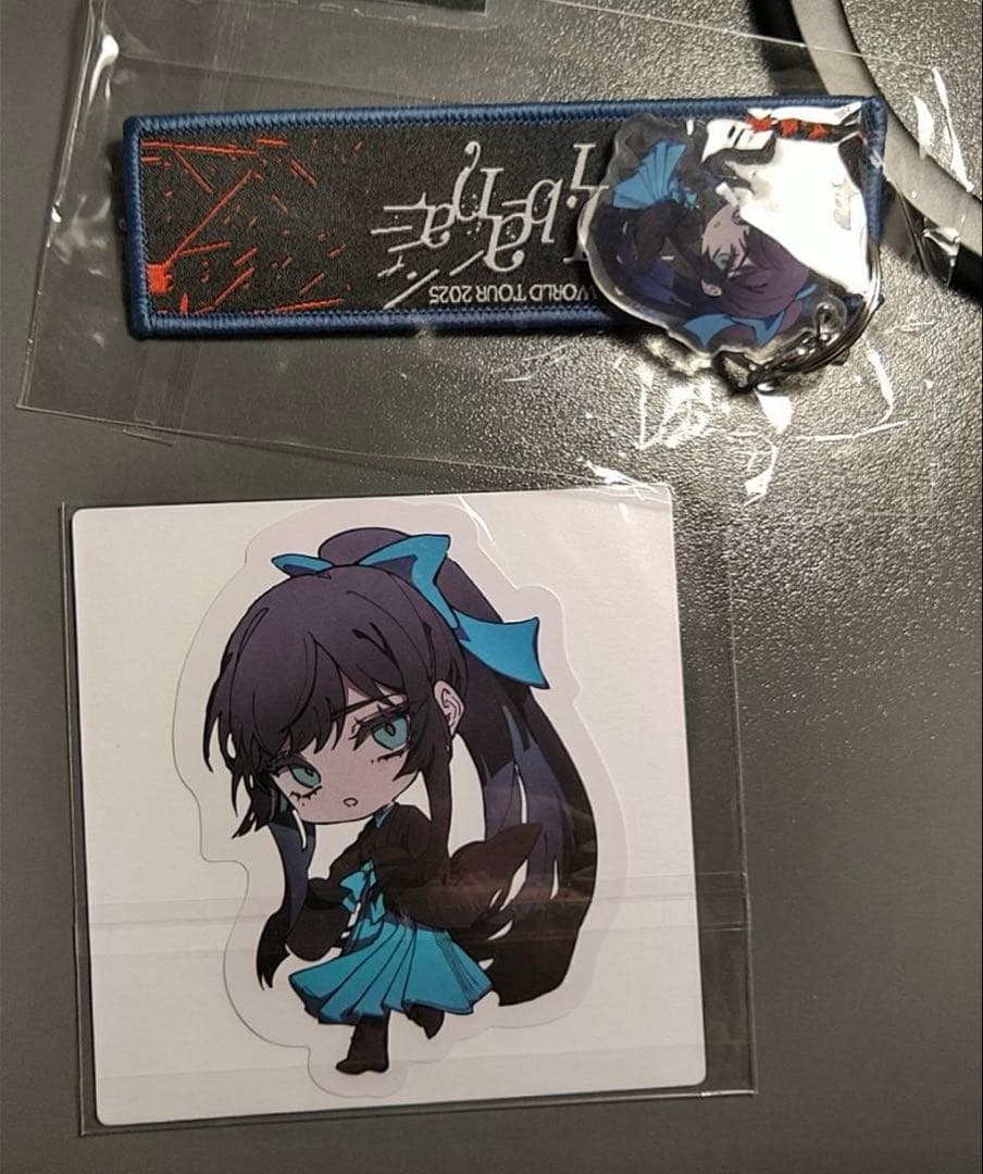 H*ら様 Adoワールドツワー Hibana 世界旅行タグとステッカーセット(南