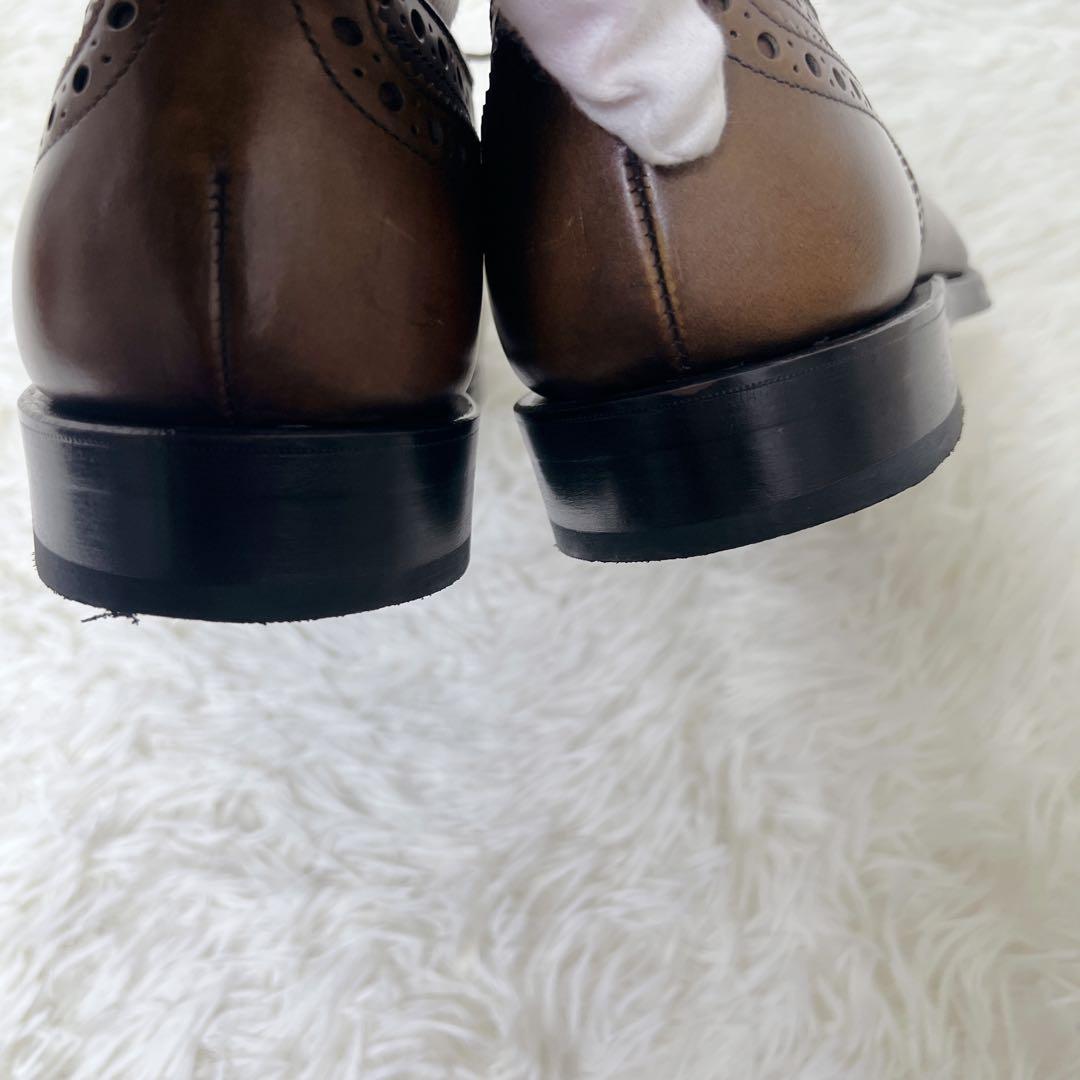 ✨未使用級✨　REGAL リーガル セミブローグ レザーシューズ 茶 27cm