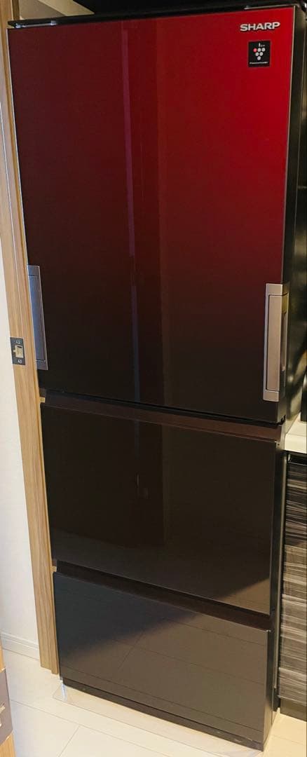 【送料込み】SHARP SJ-GW35F-R 冷蔵庫 【美品】【2020年製】
