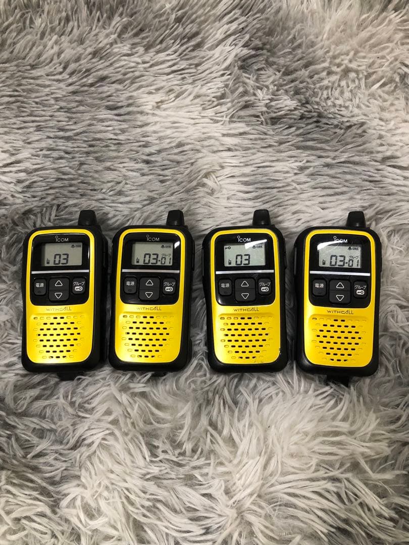 4台セット★ICOM WITHCALL IC-4110 特定小電力トランシーバー