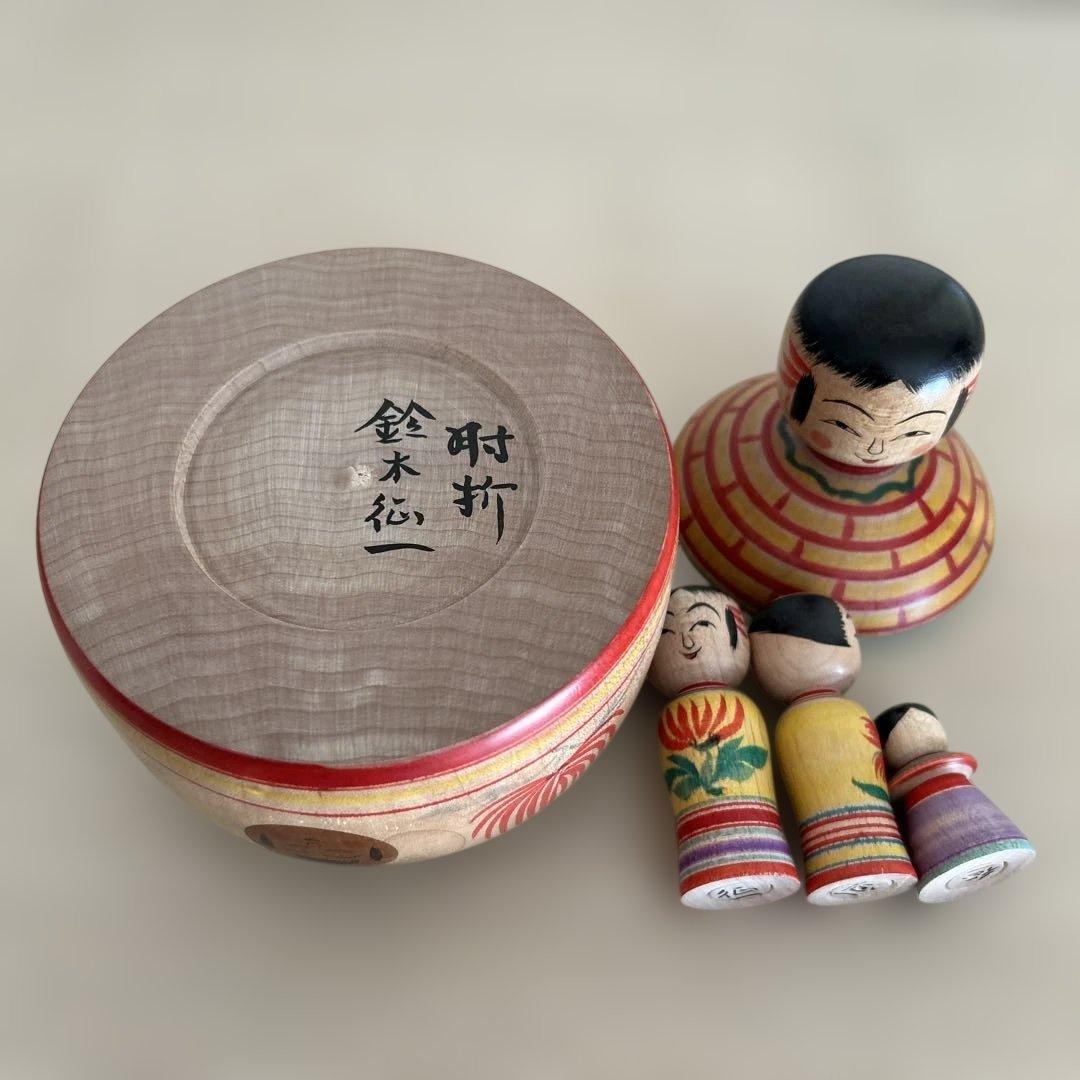 鈴木征一工人 こけし【肘折系】