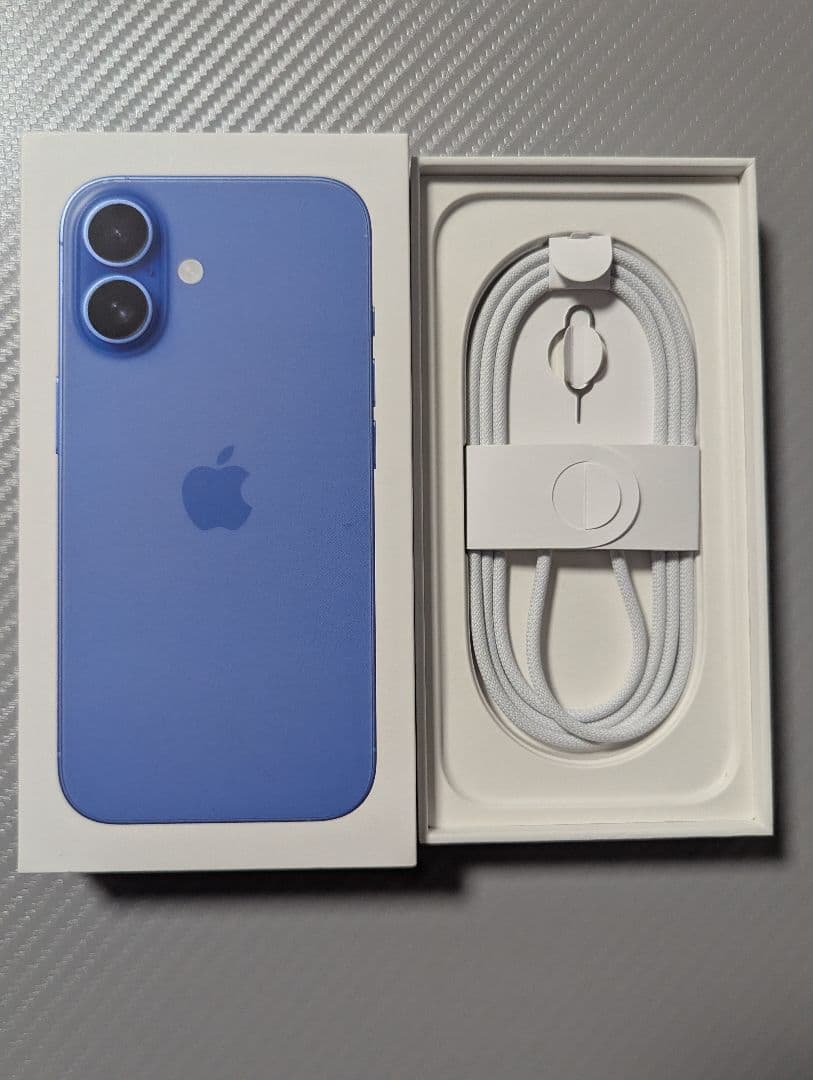 iPhone16 128gb ウルトラマリン　シムフリー