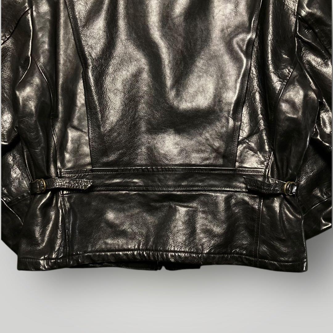 STEWARTスチュワート シングルライダース バッファローXLブラック黒 茶芯