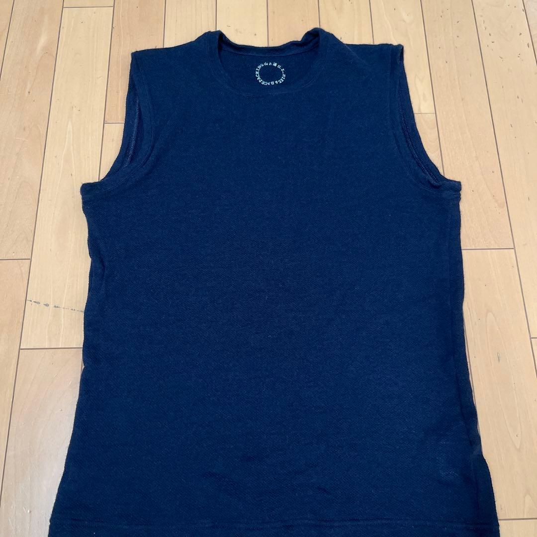 山と道　DF mesh merino sleeveless