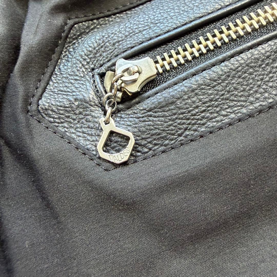 極美品 SCYE サイ 牛革 カウレザー シングルライダース ブラック 38 M