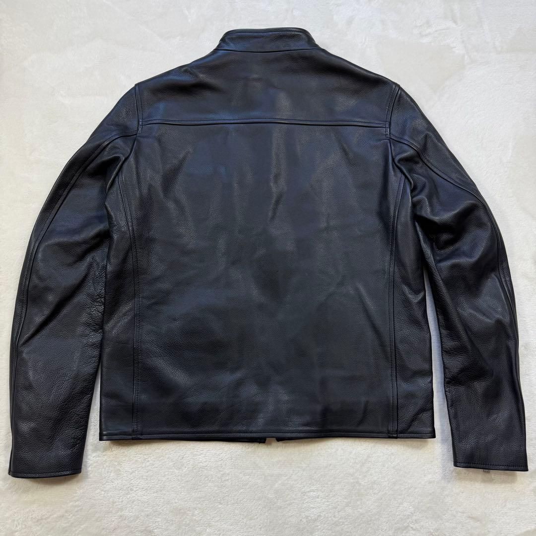 極美品 SCYE サイ 牛革 カウレザー シングルライダース ブラック 38 M