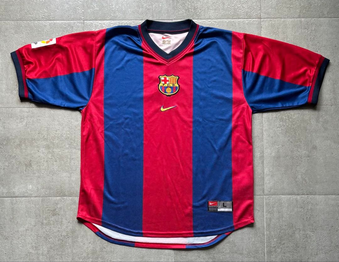 1998-1999年　バルセロナ　NIKE ホームユニフォーム　正規品