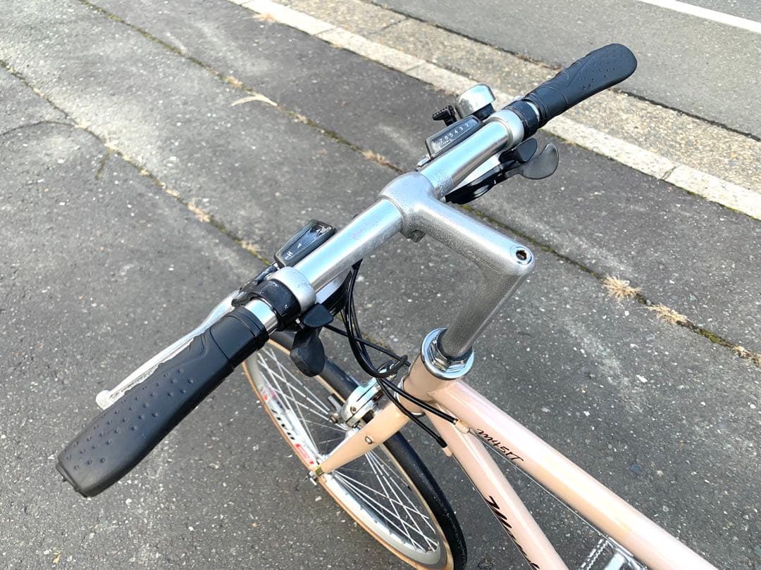 即乘 送料無料Manhattanbikeミニベロ小径車クロスバイク8速20インチ