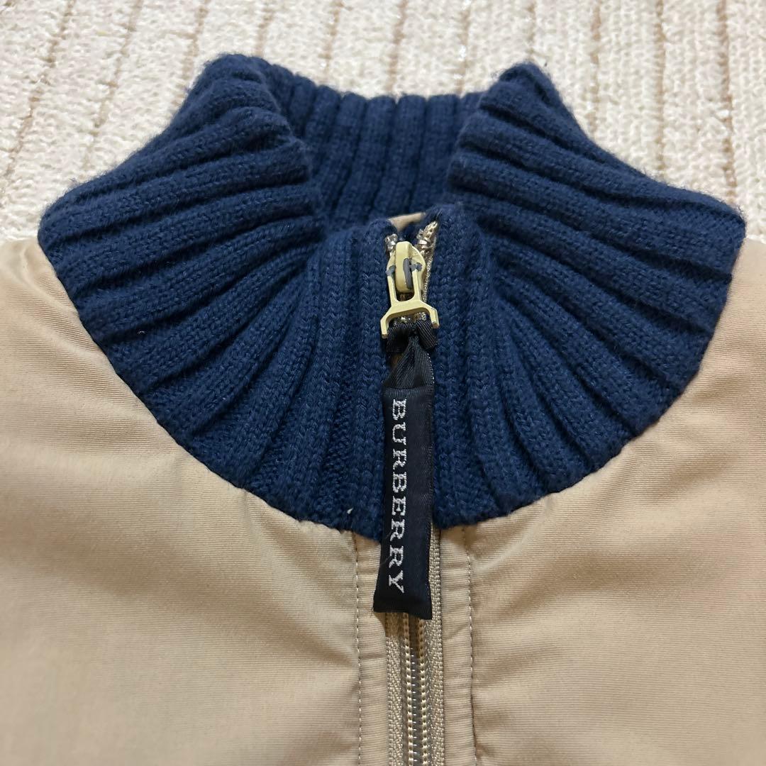 Burberry ベージュ ジップアップジャケット