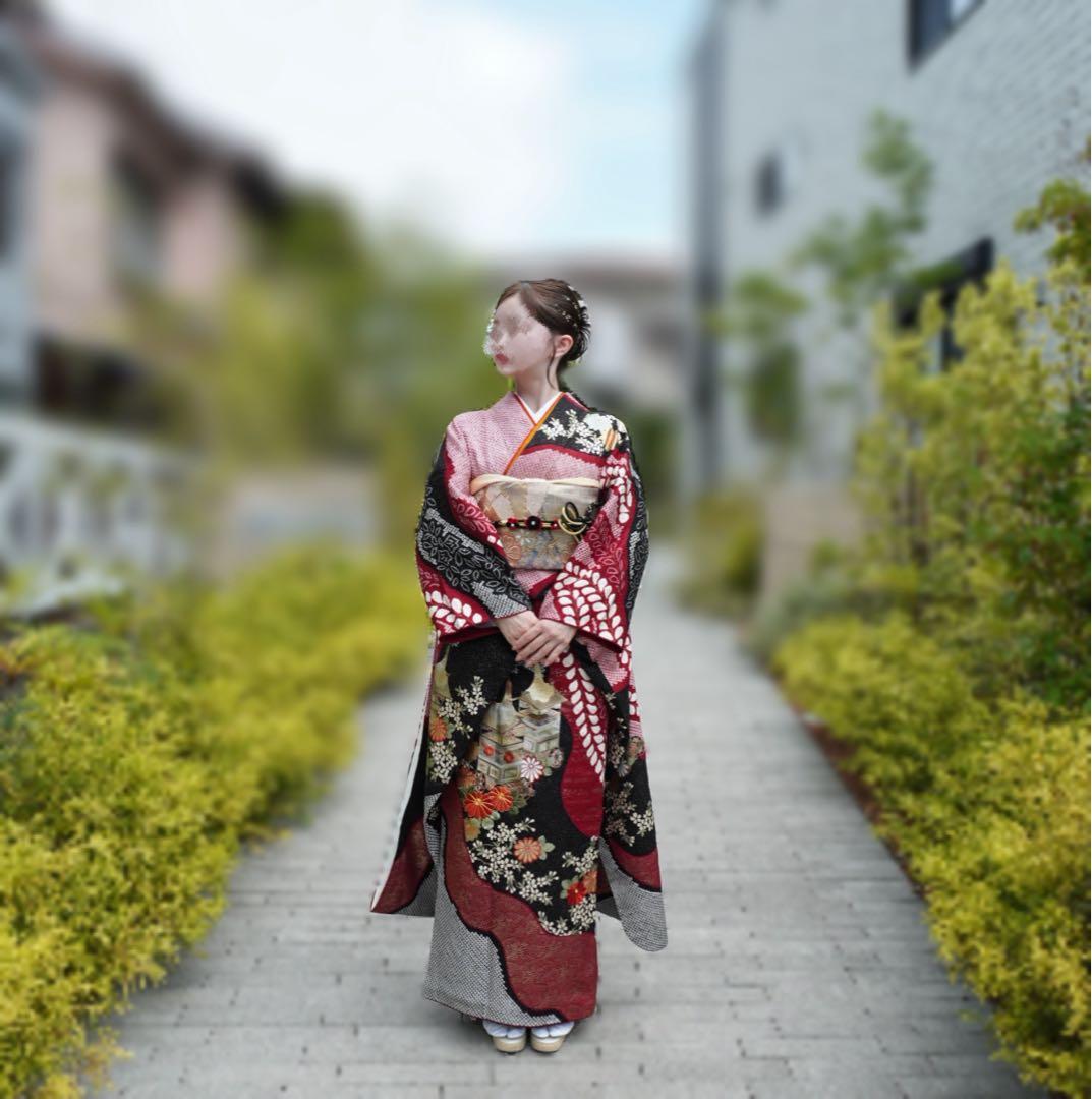 R‪‪⭐︎振袖フルセット【76】　正絹　成人式　卒業式