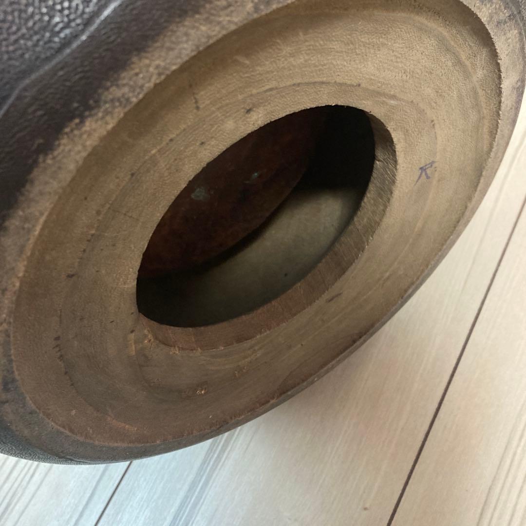 【稀品】桐火鉢　蒔絵　螺鈿細工　豪華な装飾　※桐なので軽量　レトロ　時代物