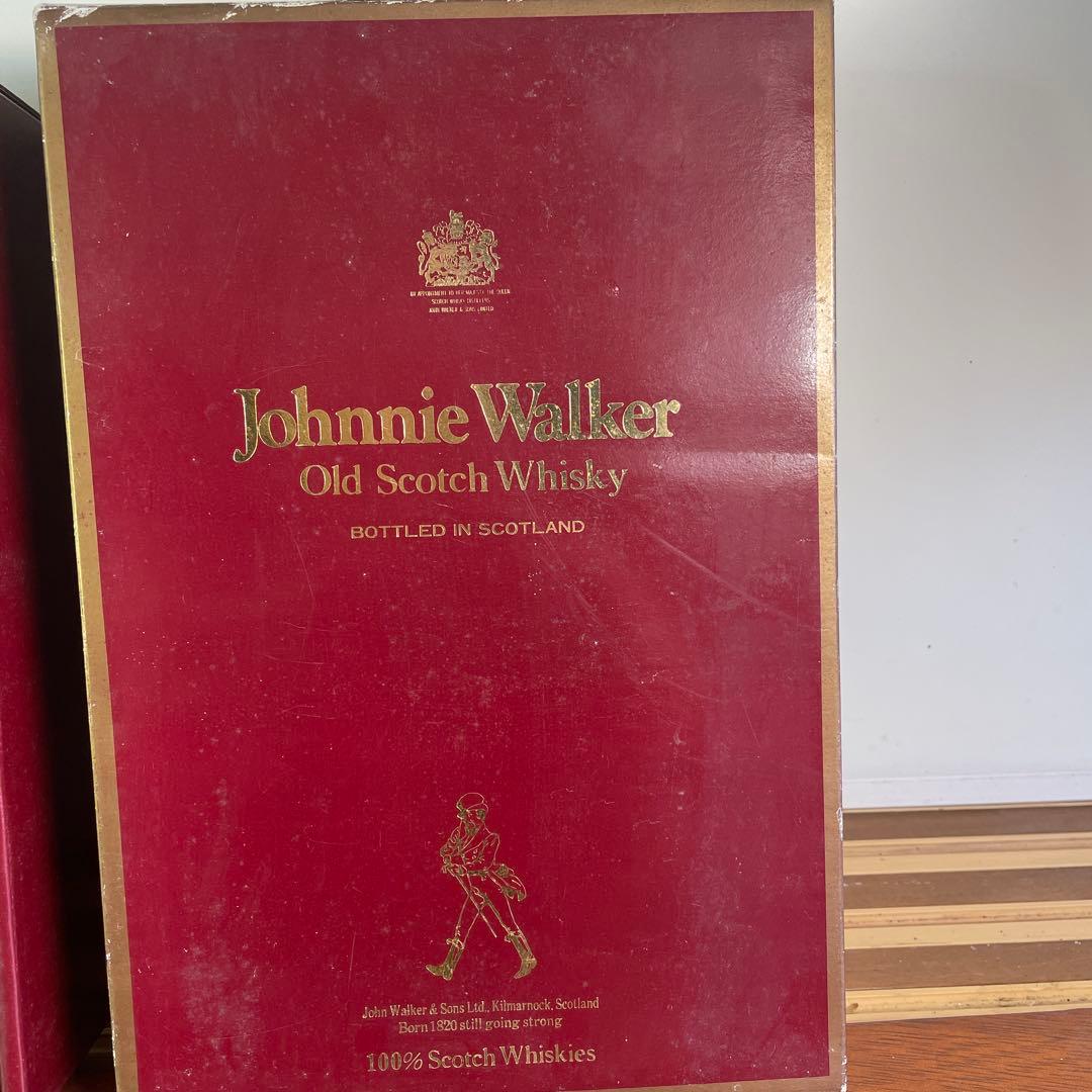 ジョニーウォーカー　黒ラベル　赤ラベル　ウイスキー特級　未開封　70年代　古酒