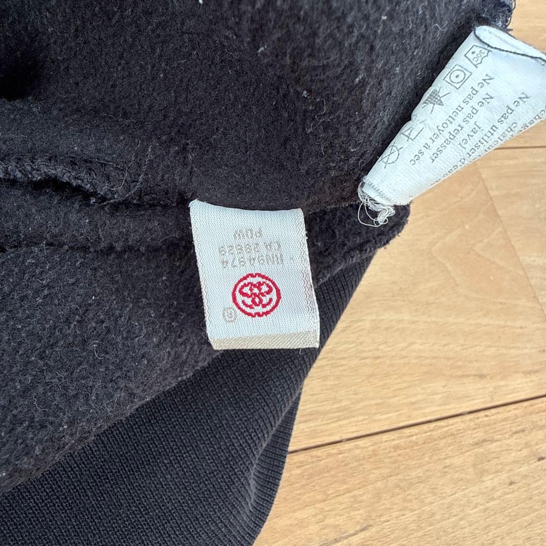 stussy ジップアップパーカー　ワールドツアー　ブラック　L フーディ　黒