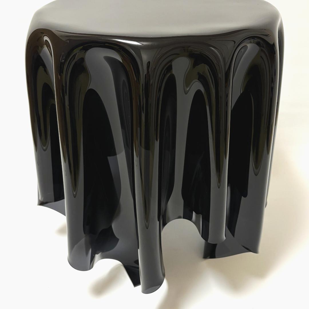 【美品】essey エッセイ イリュージョン サイドテーブル ブラック