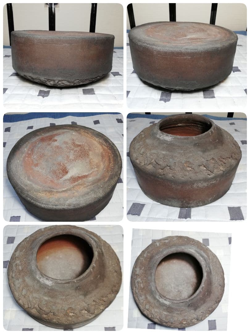 【引取限定】明治大正期 備前焼 灯籠 オブジェ ガーデニング 希少 陶彫 置物