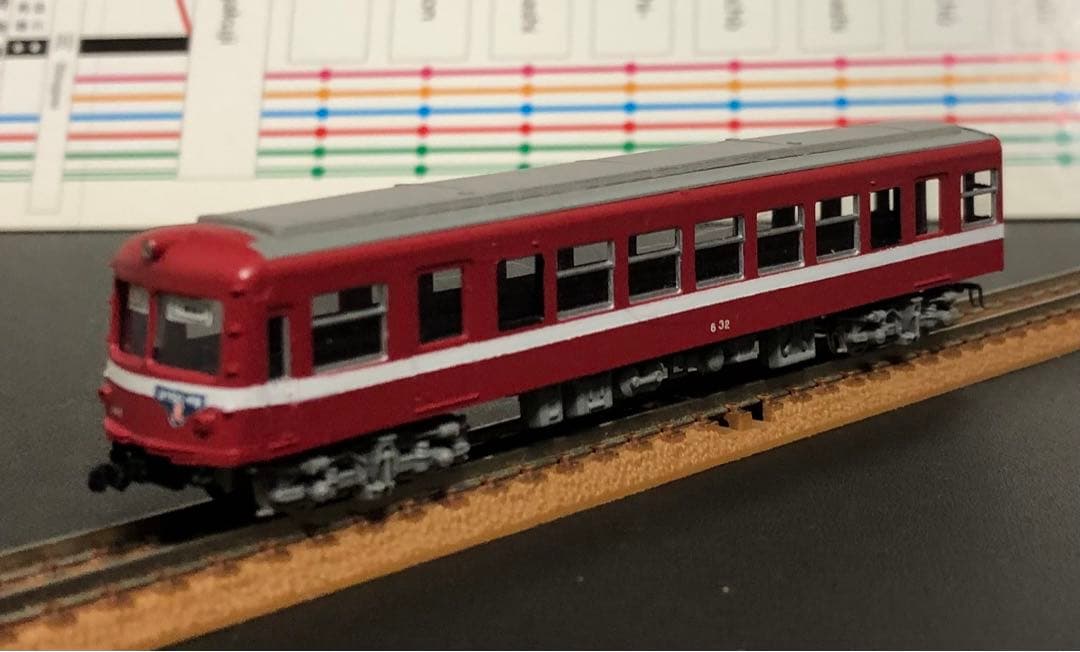 管理番号1646 京急 旧600形非冷房 Nゲージ トロリー車4両