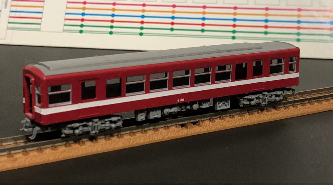 管理番号1646 京急 旧600形非冷房 Nゲージ トロリー車4両