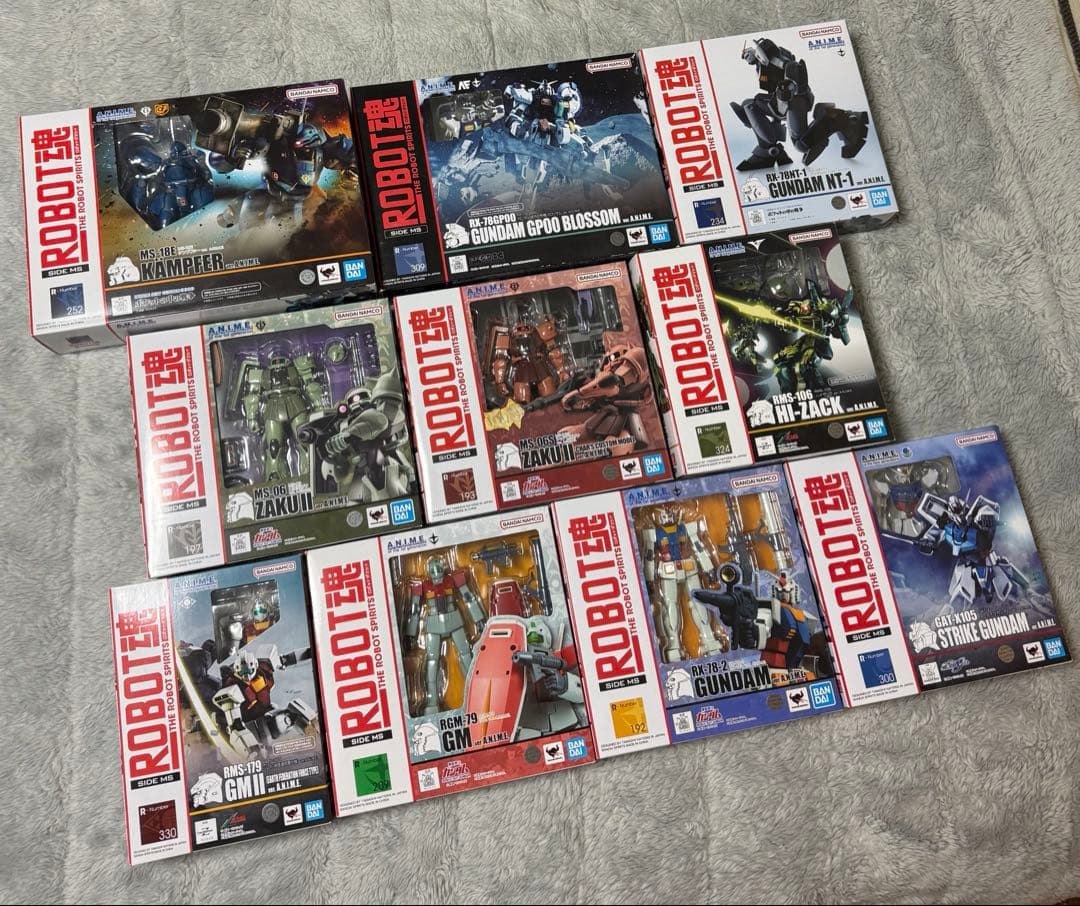 新品未使用未開封 robot魂 ガンダム フィギュア 10点セット