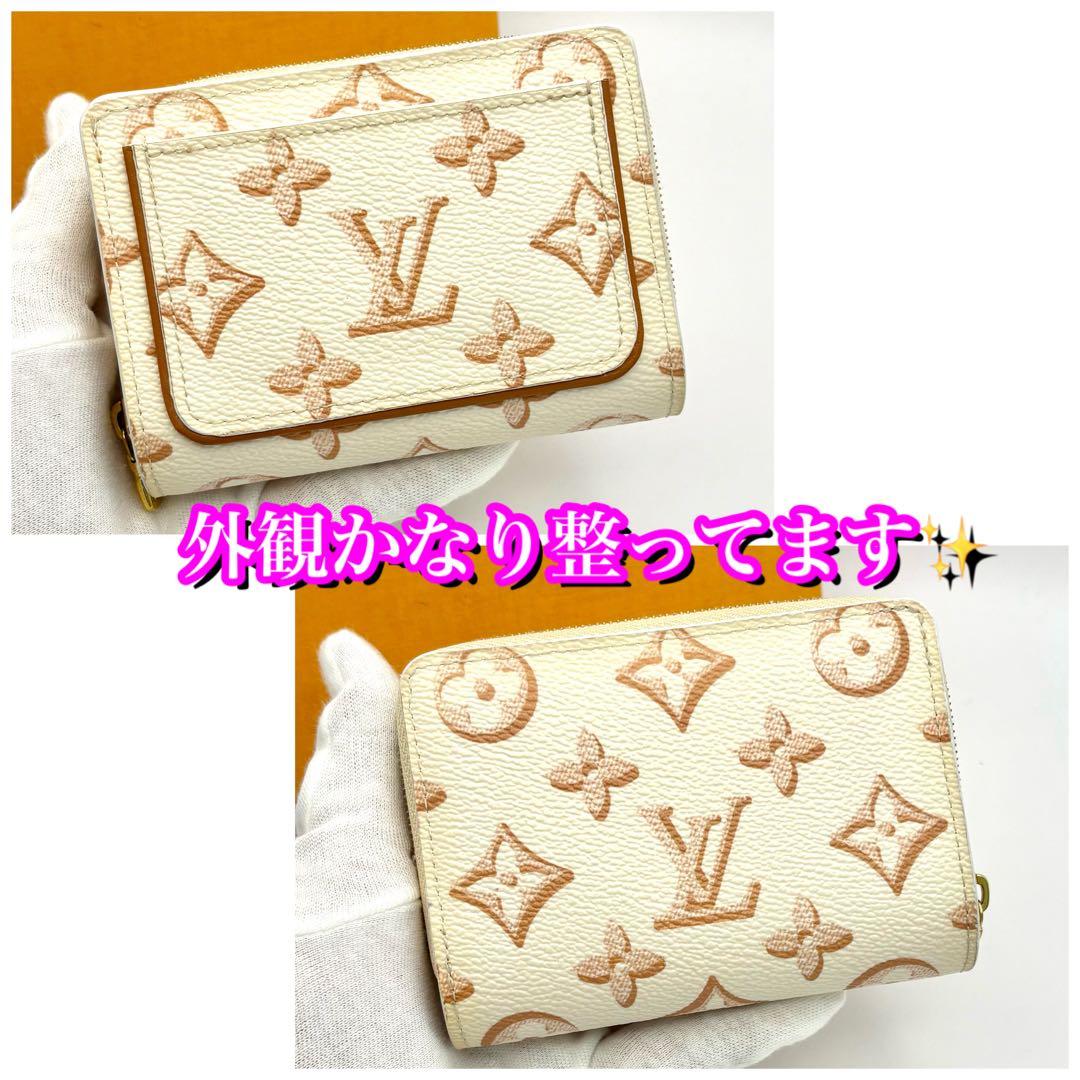 新品並み✨ルイヴィトン　ポルトフォイユ・ルー　デュンヌ　モノグラム　折り財布　箱