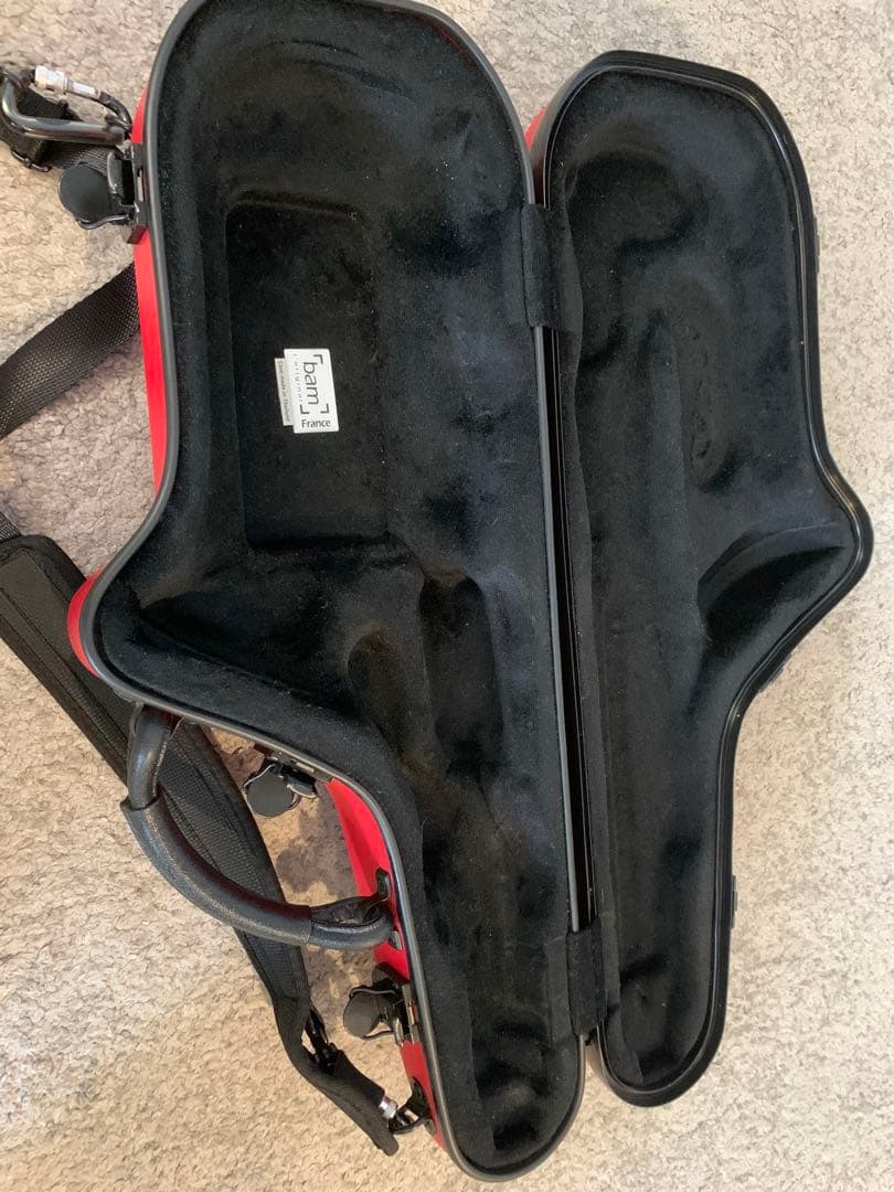【美品】Bam Cabine サックスケース 赤