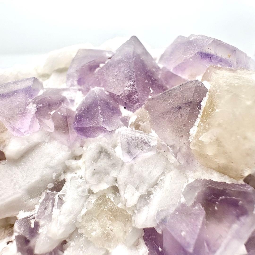 565 中国内モンゴル産　八面体フローライト&シェーライト