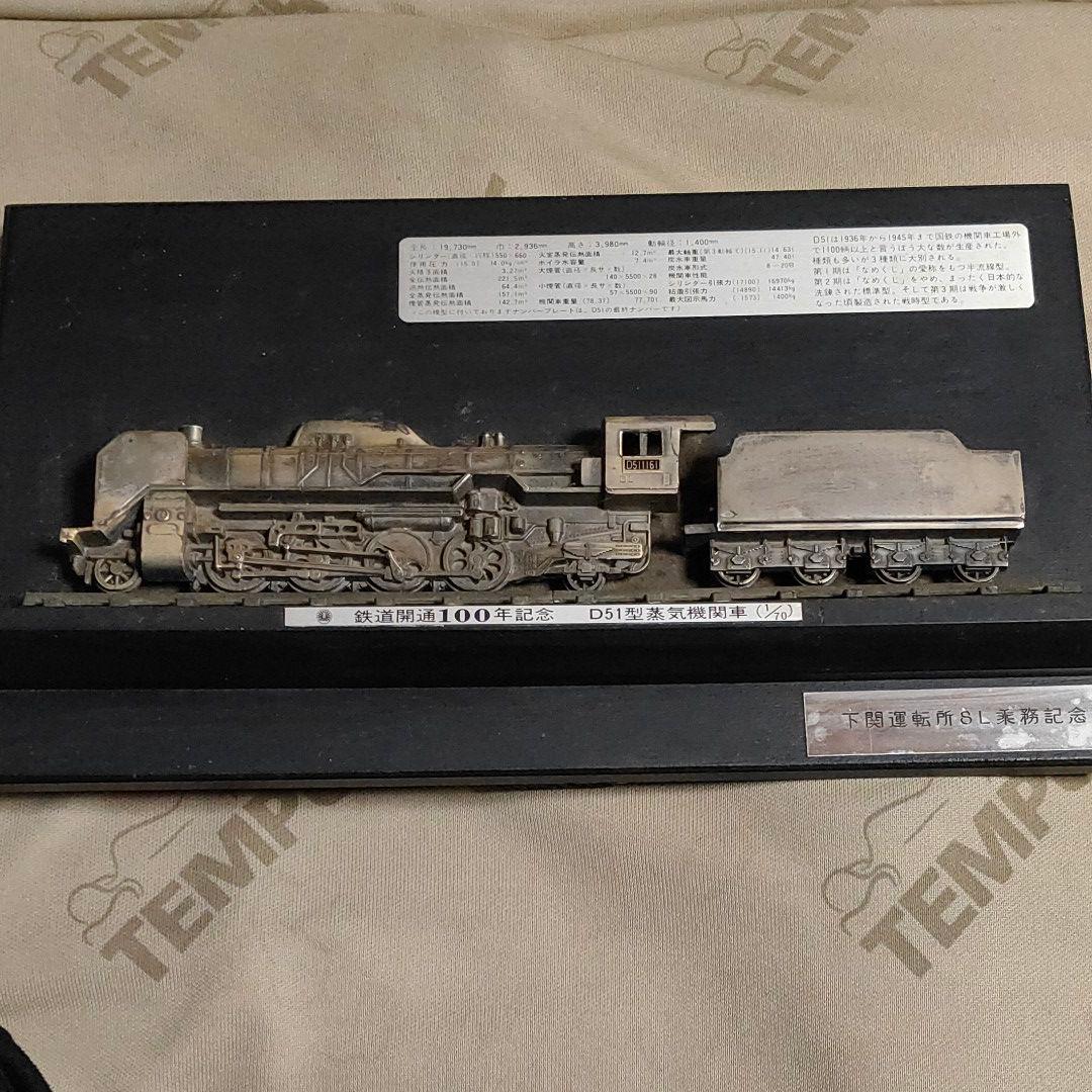 国鉄時代 D51蒸気機関車パネルとメダル