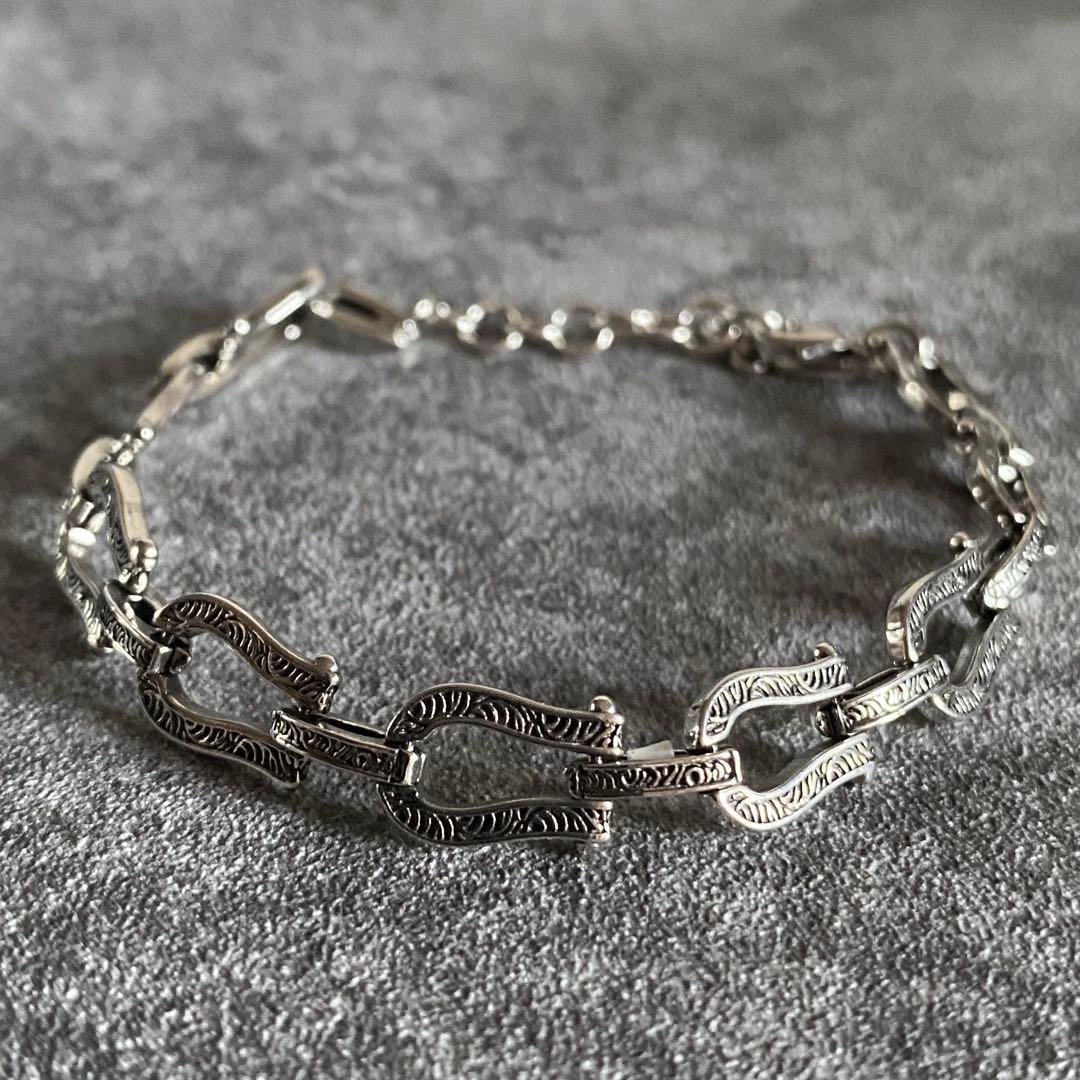 メキシカンジュエリー シルバー925 ホースシュー ブレスレット ヴィンテージ