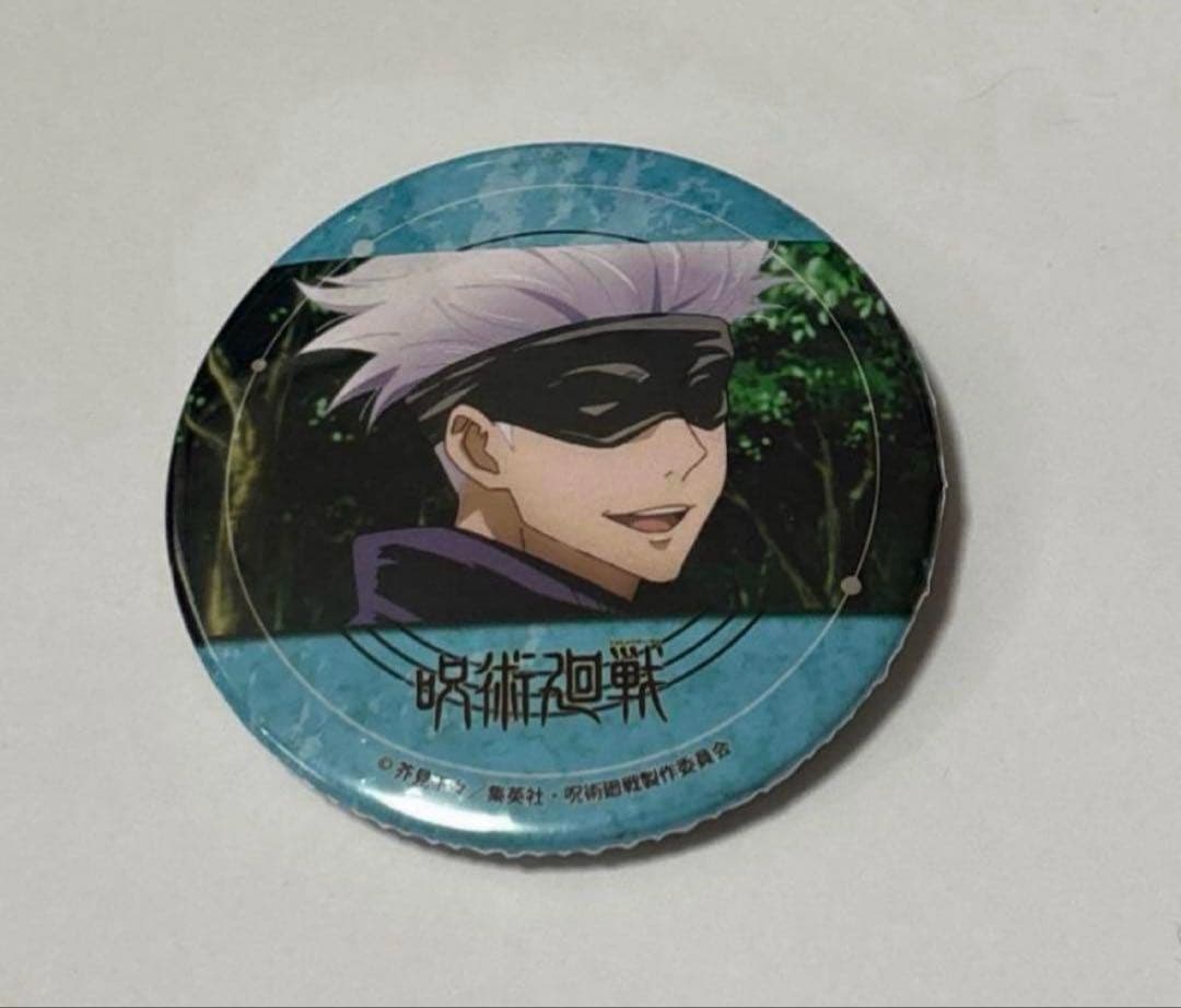 呪術廻戦 五条悟 プリロール 缶バッジ 場面写 グッズ特典 ケーキ