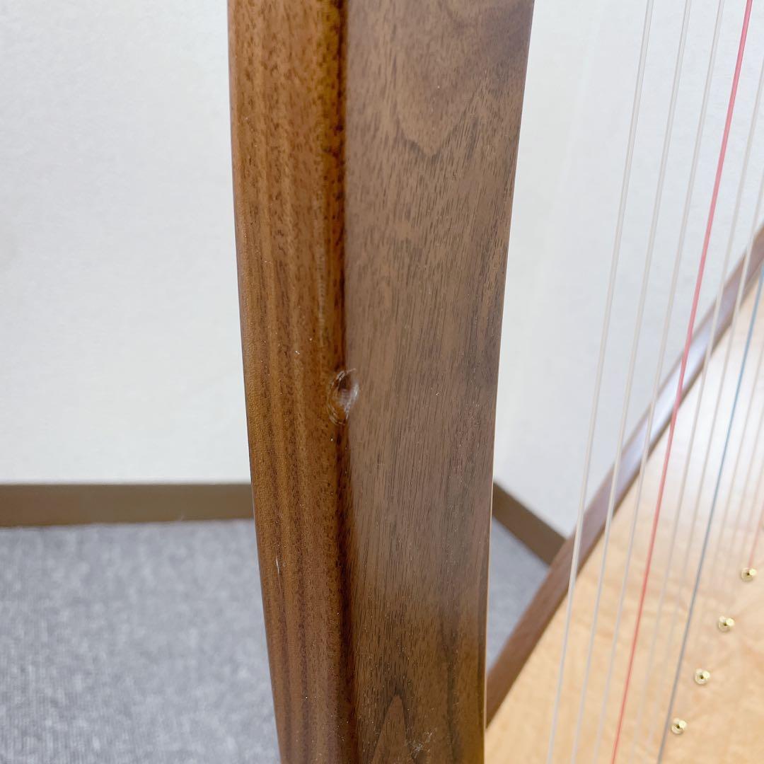 25年製 AOYAMA ハープ 25s 25弦 サウルハープ ブラウン