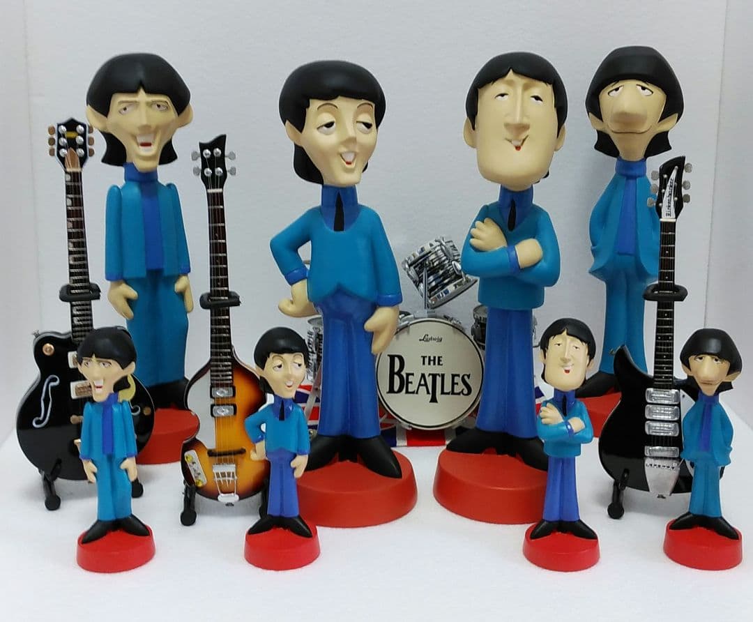 ビートルズ CARTOONアニメ大型人形♣USA1985年ディスプレイビンテージ