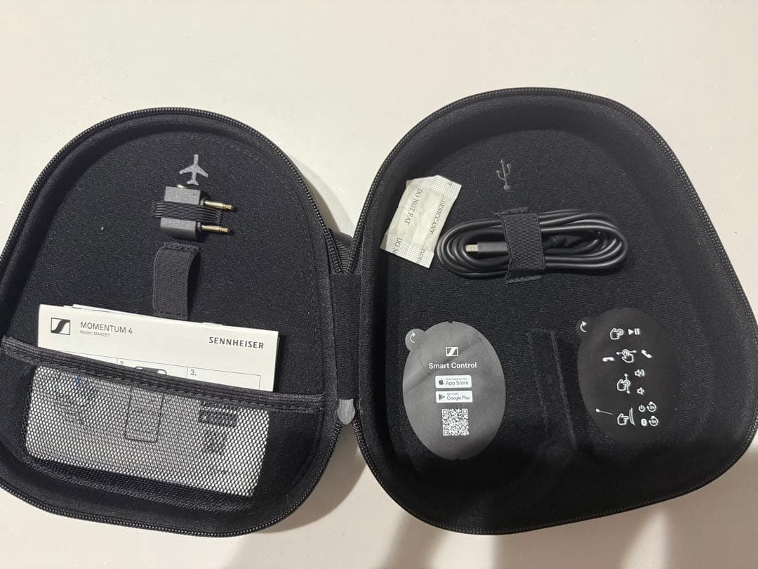 美品 Sennheiser Momentum 4 SPブラック ヘッドホン