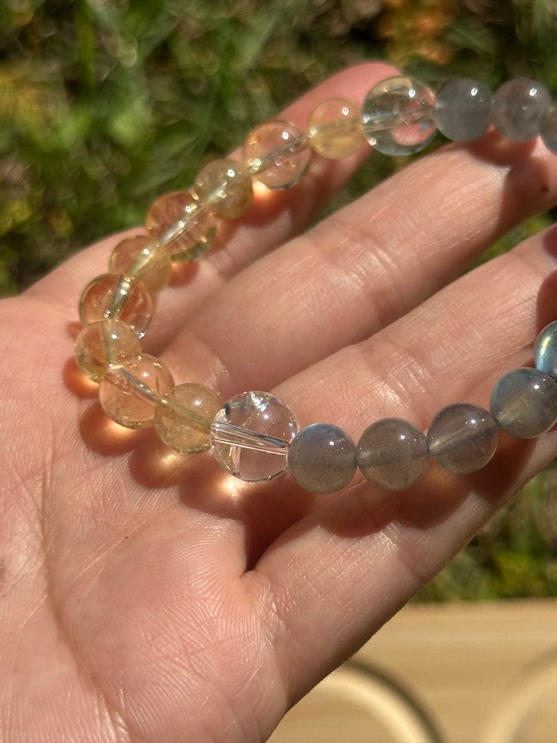 ユニドロブレスレット　イエロー系