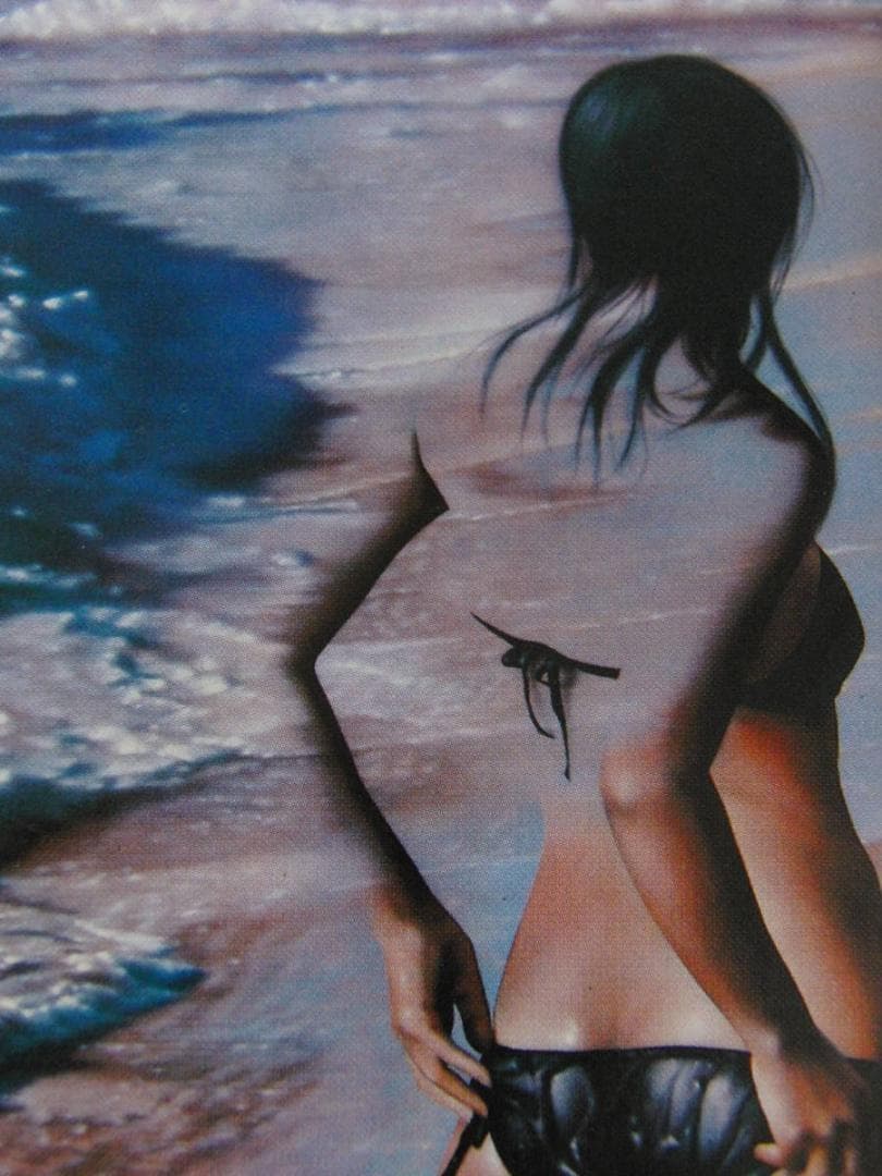 森秀雄、【偽りの青空】、希少な額装用画集より、新品額装、マット額装付、状態良好