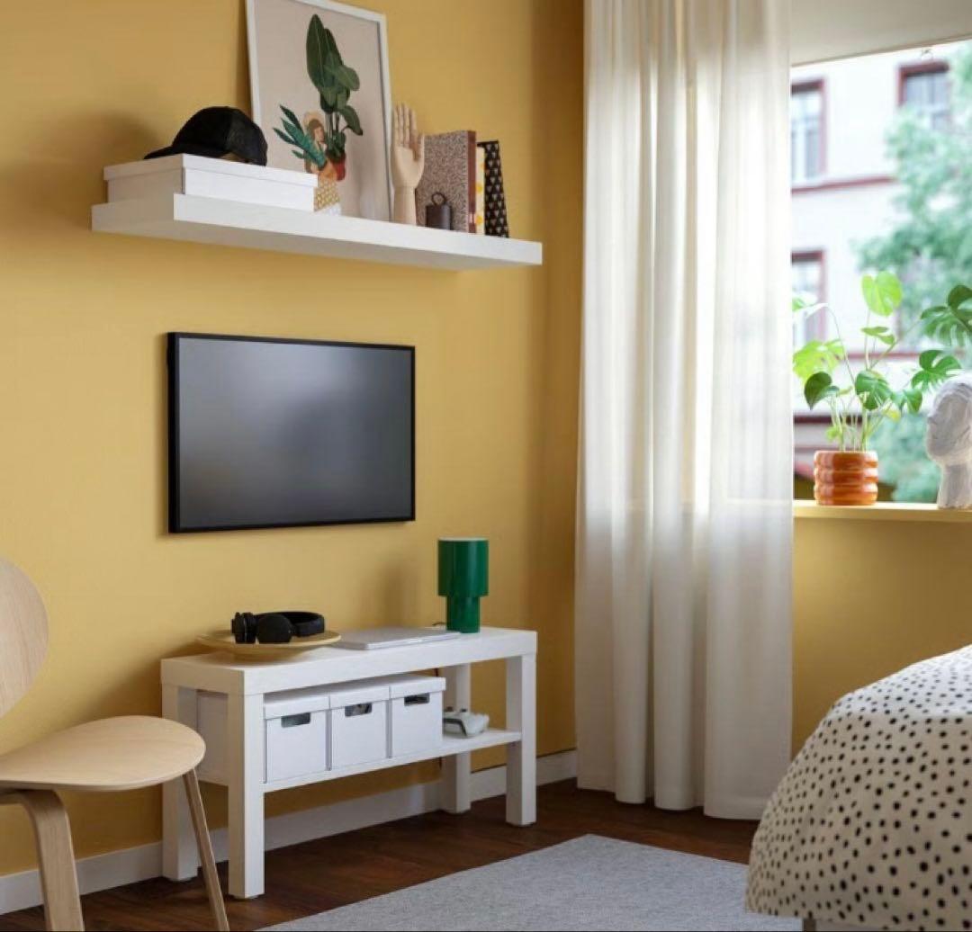 【新品・2個セット品】IKEA LACKテレビ台 サイドテーブル ホワイト