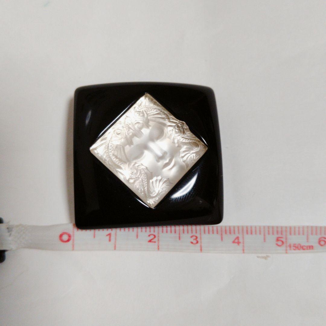 美品　ラリック　ブローチ　アレトゥーズ　女神　クリスタル