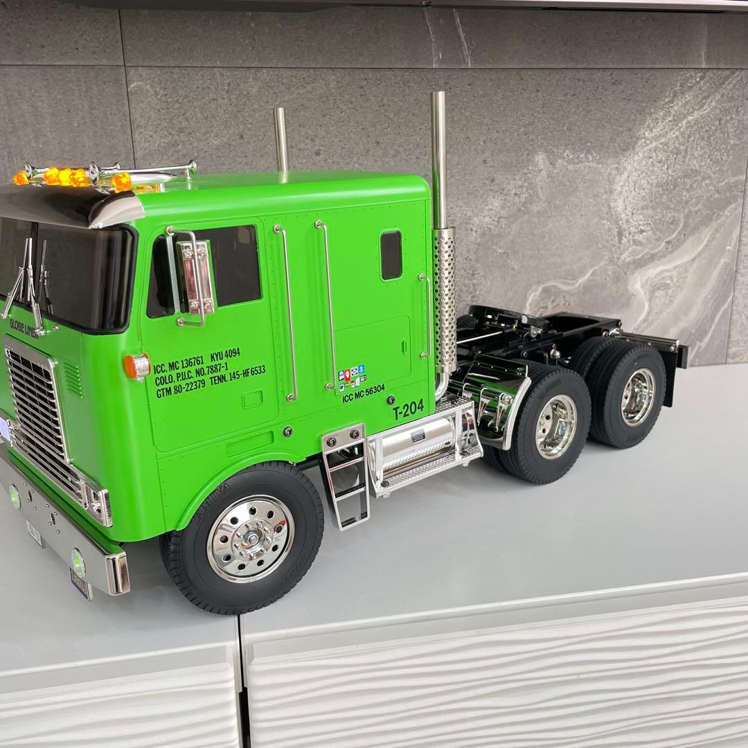 タミヤ 1/14 トレーラー　グローブライナー　フルオペレーション　プロポ付き