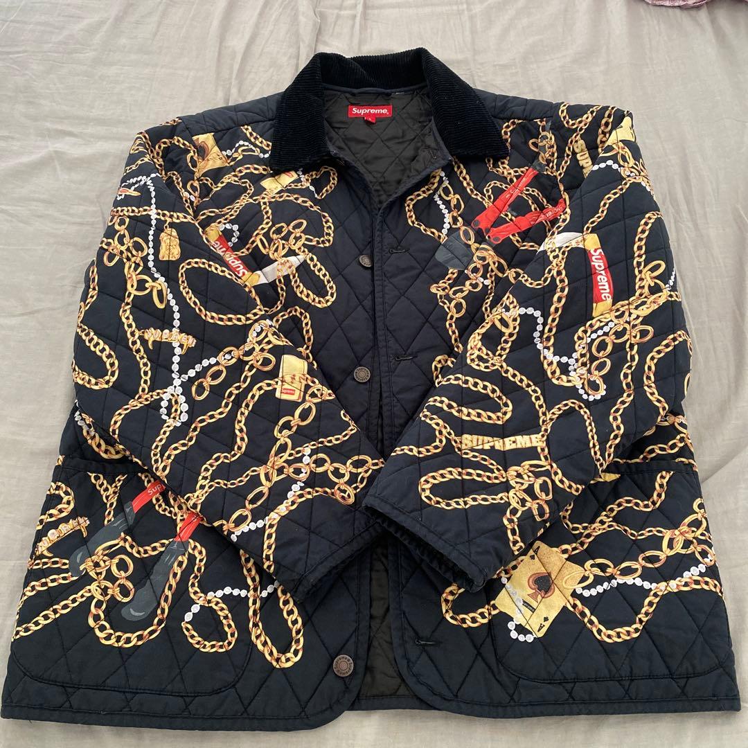 Supreme キルティングジャケット