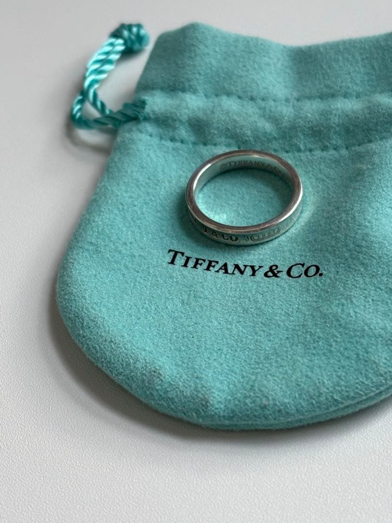Tiffany & Co. シルバーリング オリジナルポーチ付き