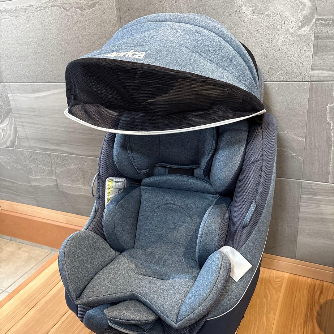 Aprica クルリラ ネイビー 回転式チャイルドシート